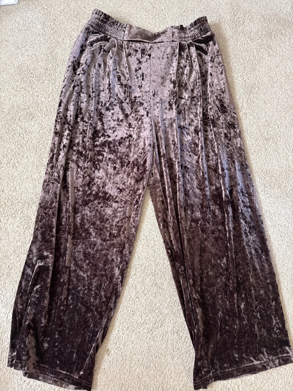 Velvet pants